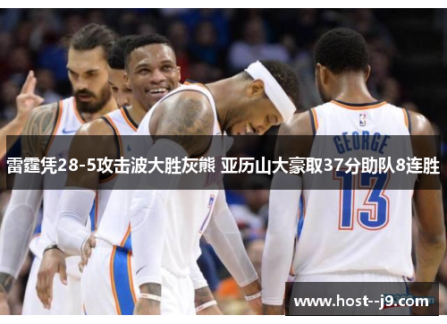 雷霆凭28-5攻击波大胜灰熊 亚历山大豪取37分助队8连胜